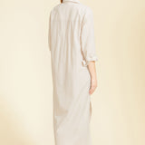 Riga Dress - Tan Stripes