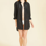 Positano Shirt Dress - Black