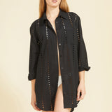Positano Shirt Dress - Black