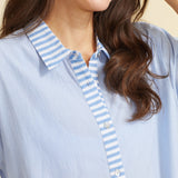 Riga Dress - Blue Stripes