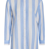 Positano Shirt Dress - Blue/White Cabana Stripes