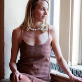 Figo Tank Dress - Brown