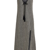 Sorrento Dress - Black and Cream