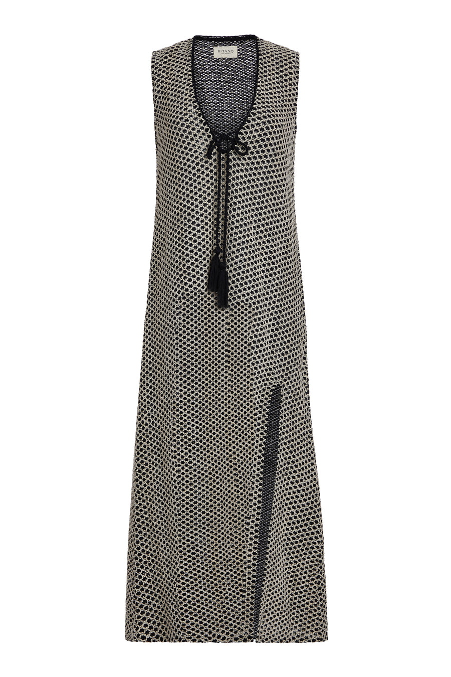 Sorrento Dress - Black and Cream