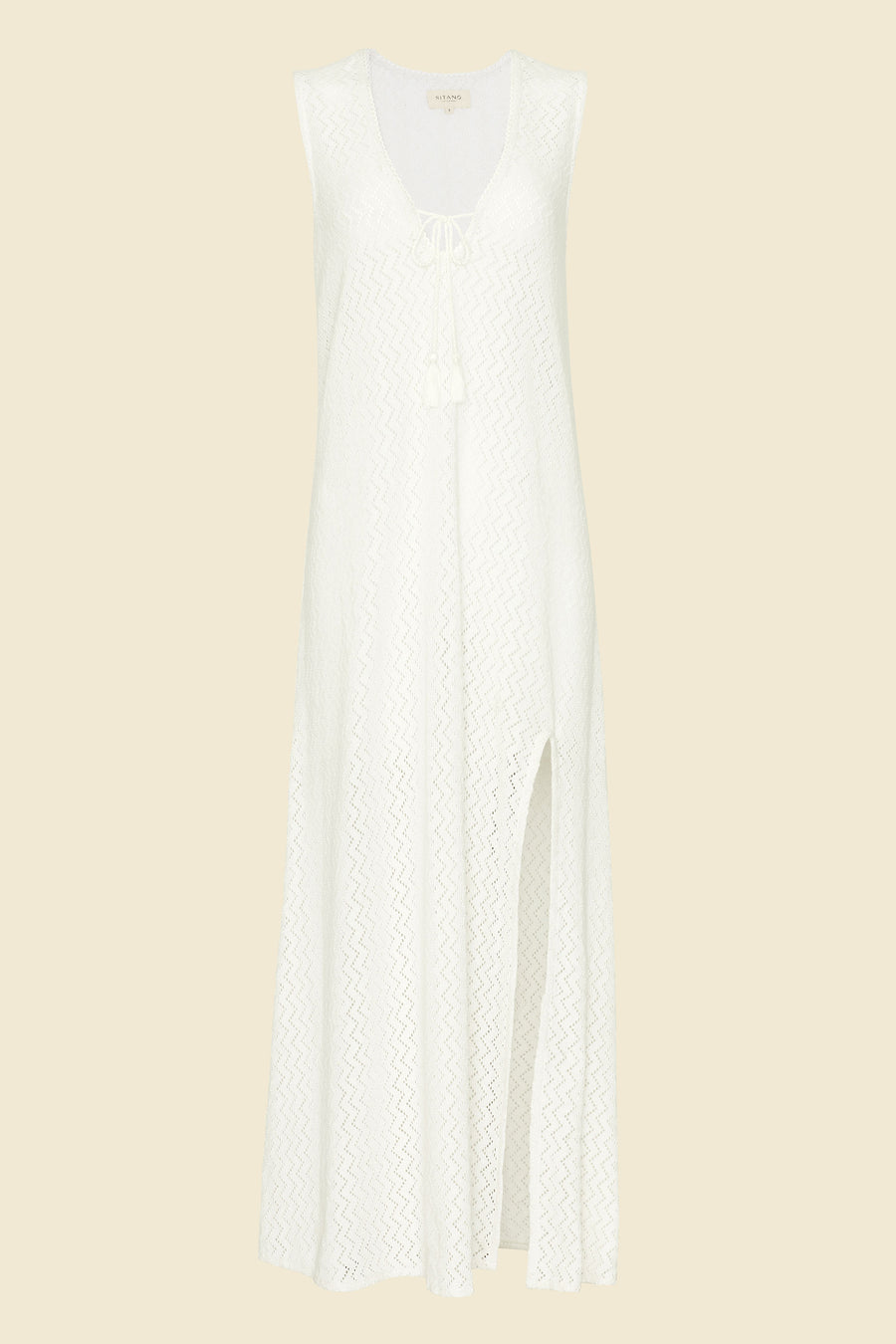Sorrento Dress - White Crochet (Pre-order)
