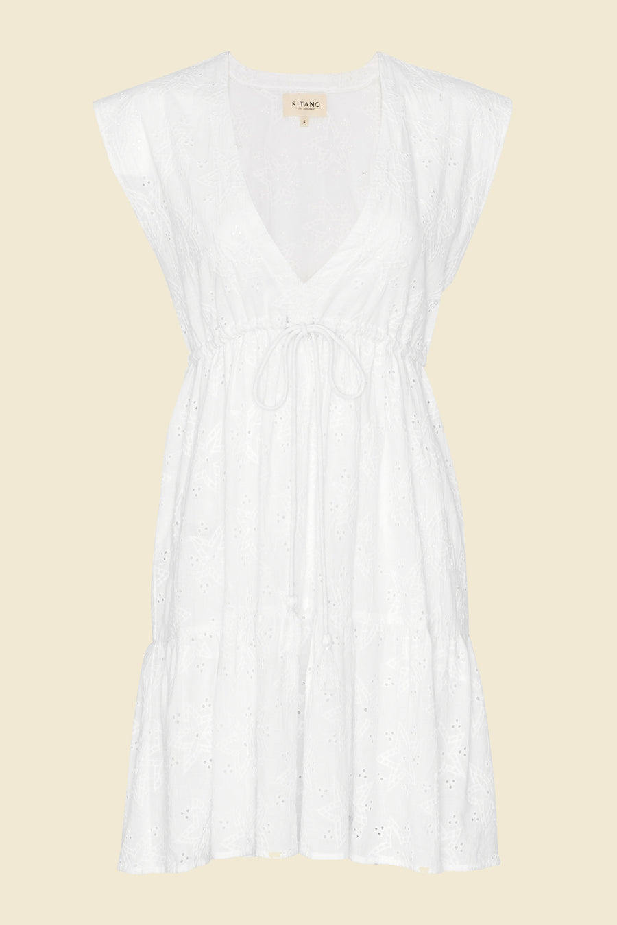 Ravello Dress - Starry White