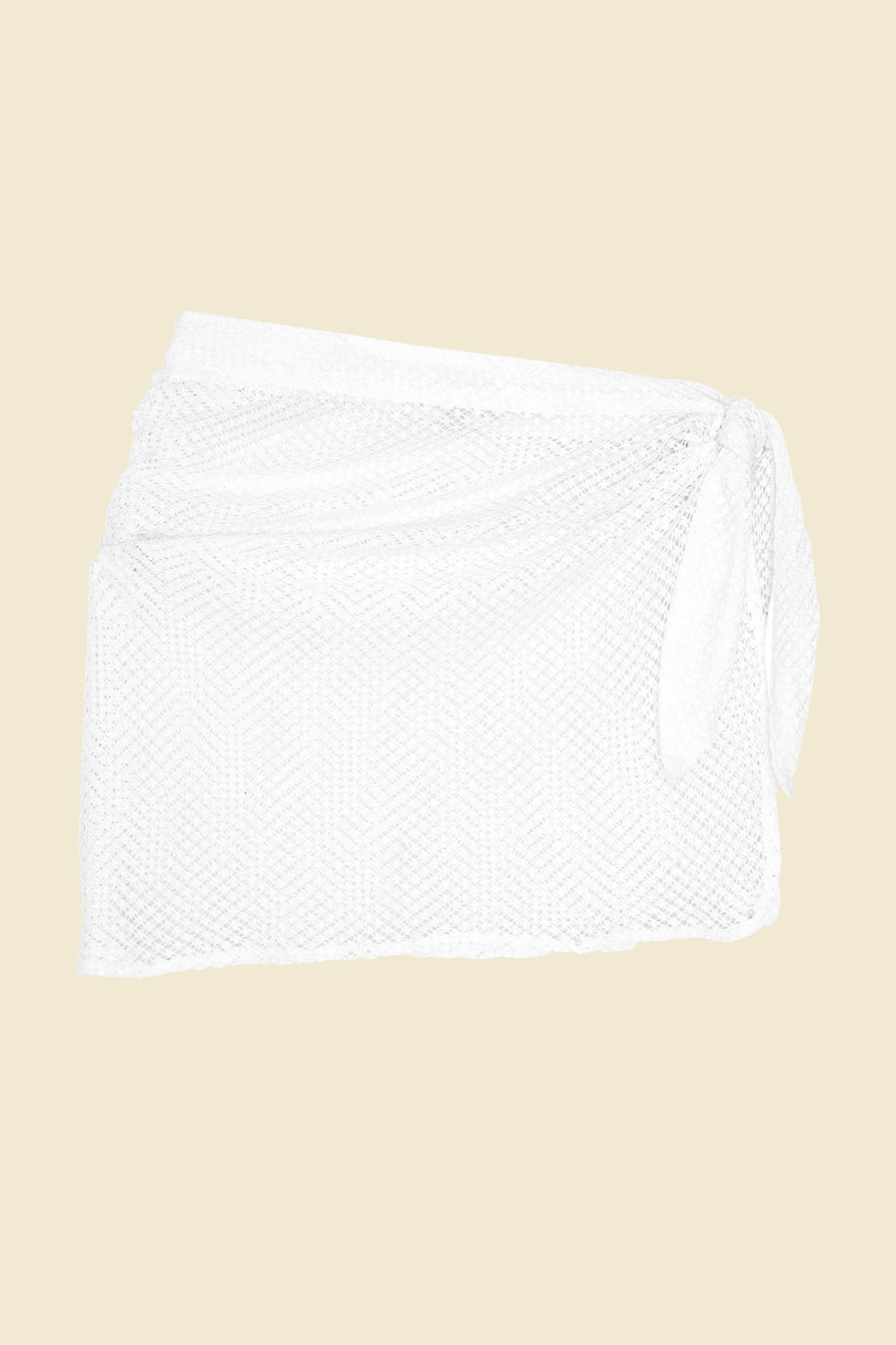 Sicily Sarong - White Crochet