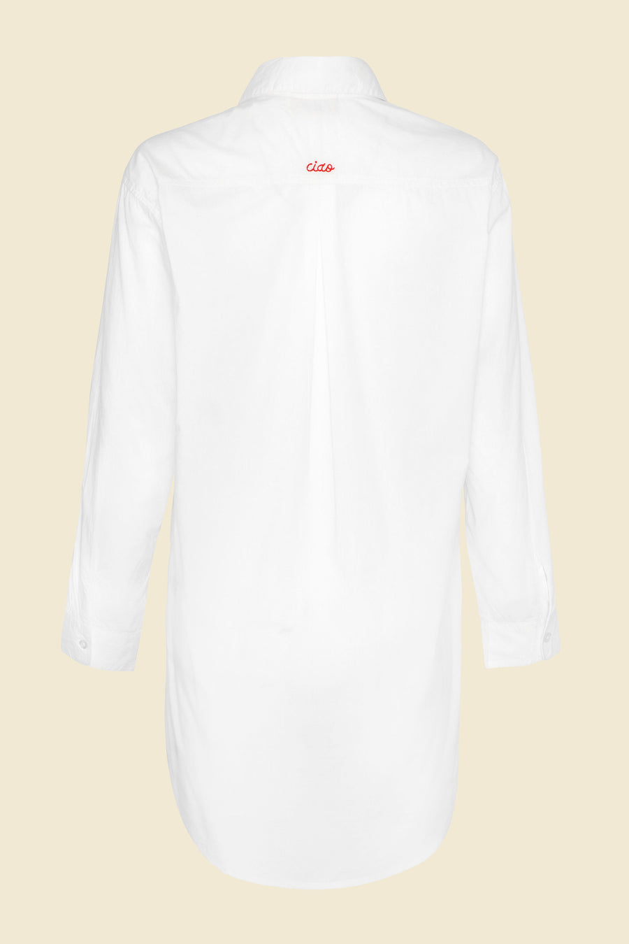 Ciao Shirt Dress - White