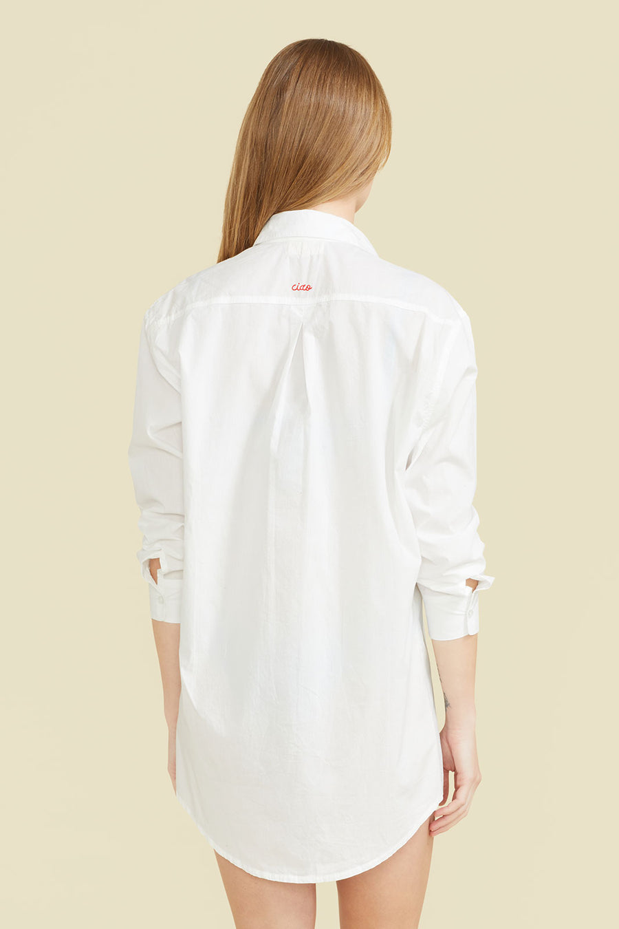 Ciao Shirt Dress - White