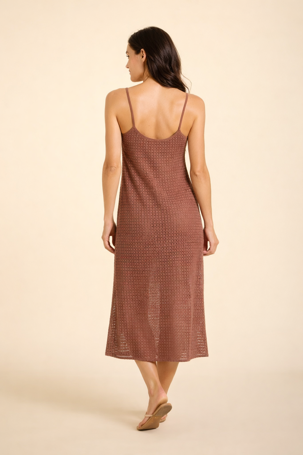 SITANO Women's Figo Tank Dress - Natural