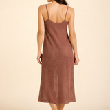 Figo Tank Dress - Brown