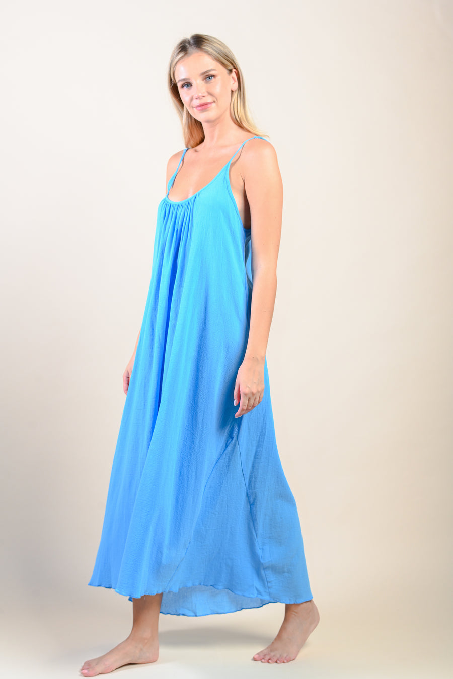 Malfi Dress - Capri Blue