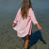 Positano Shirt Dress - Light Pink