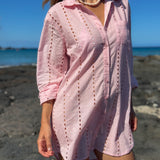 Positano Shirt Dress - Light Pink