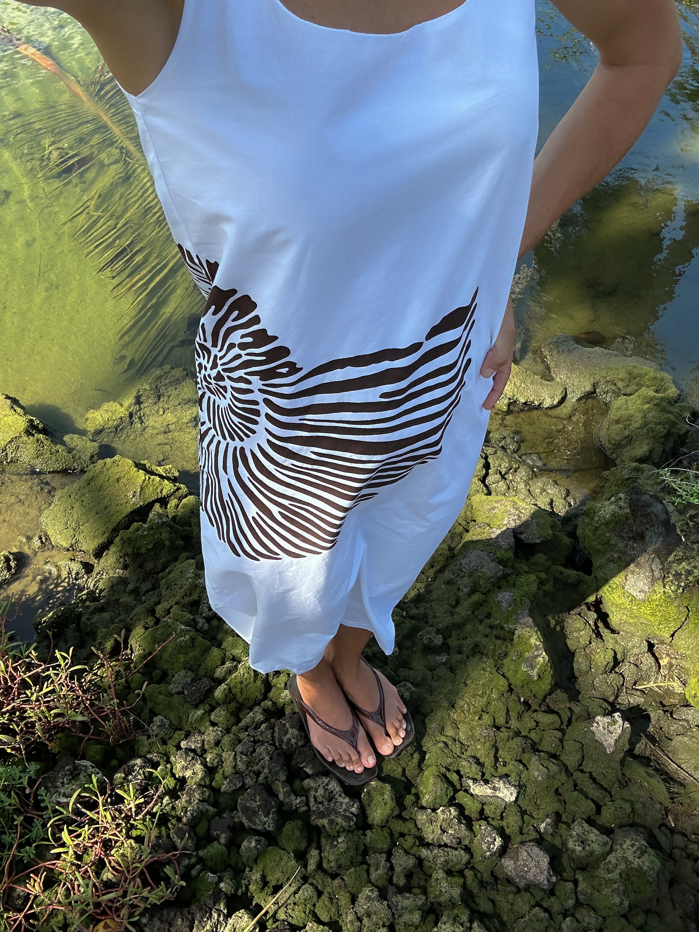Shellona Maxi Dress in White Shellona Maxi Dress in White