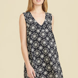 Natalia Dress - Black/Cream (FINAL SALE)