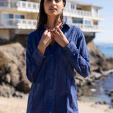 Positano Shirt Dress - Navy