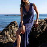 Sorrento Dress - Aria Crochet in Navy