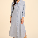 Riga Dress - Navy Stripes