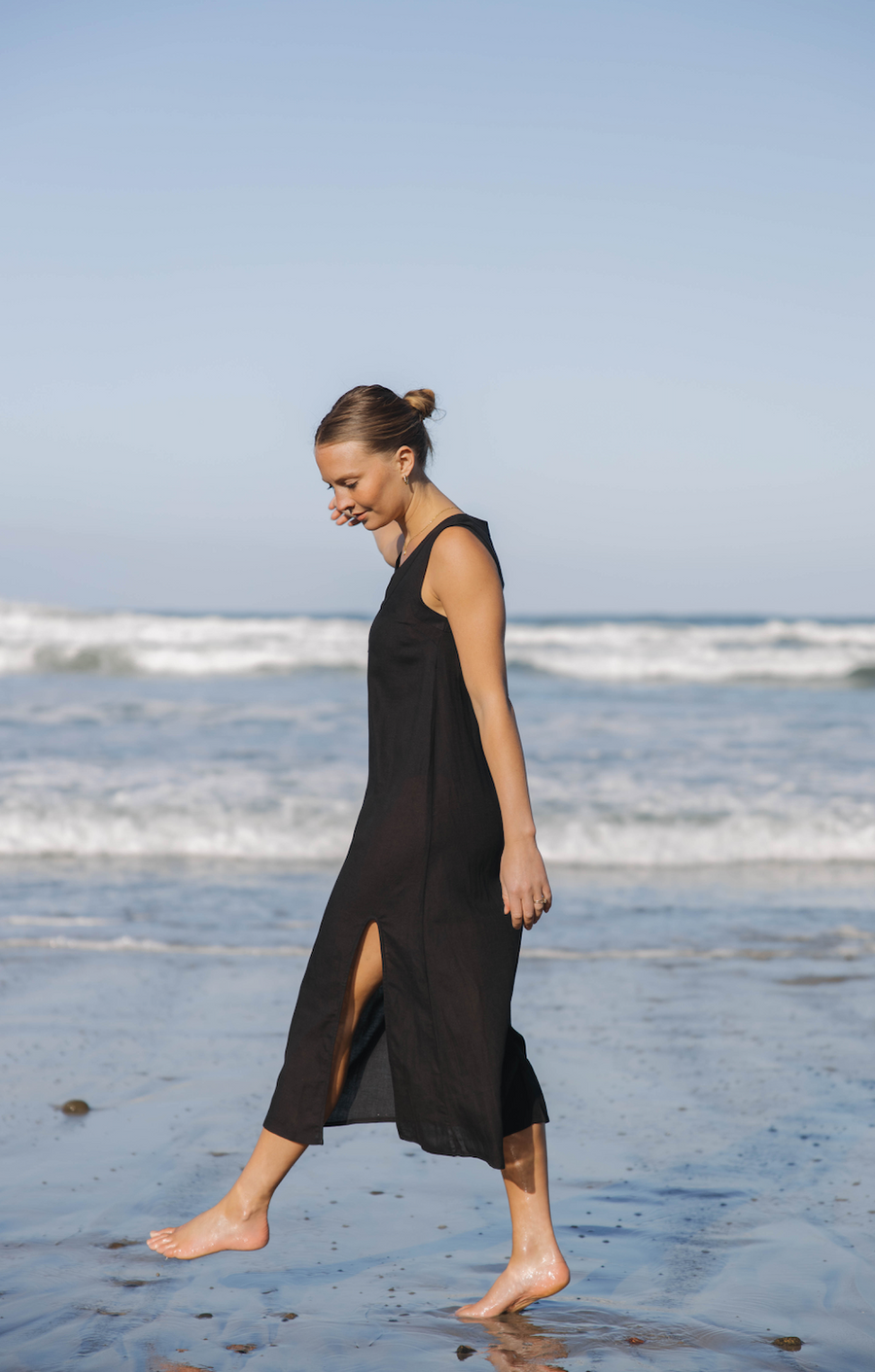 Grotta Midi Dress - Black